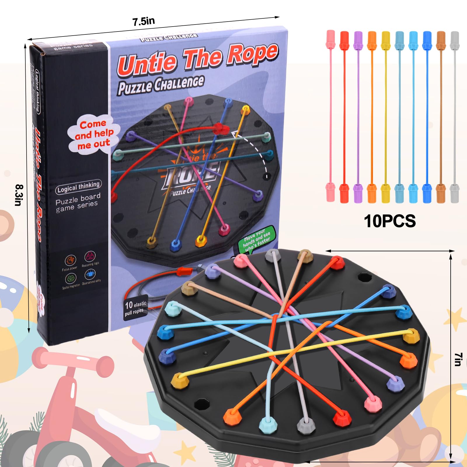 Kids Untie The Rope Board Game - Board Game Ideas recension och pris