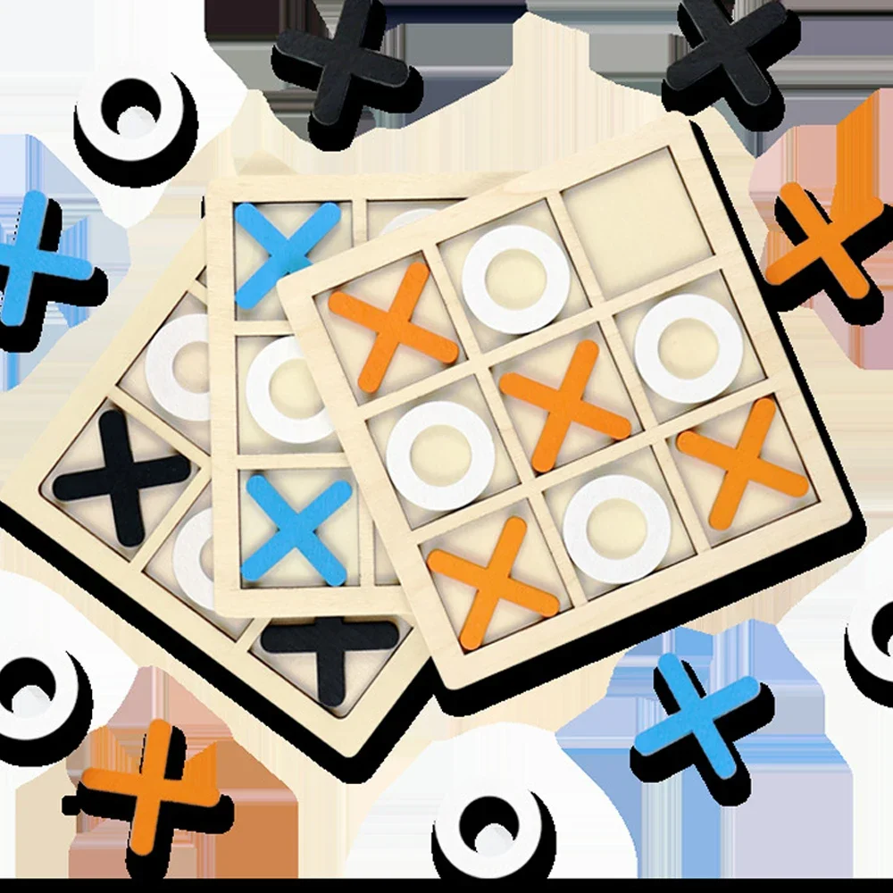 Wooden XO Tic Tac Toe Game Min - Board Game Ideas recension och pris