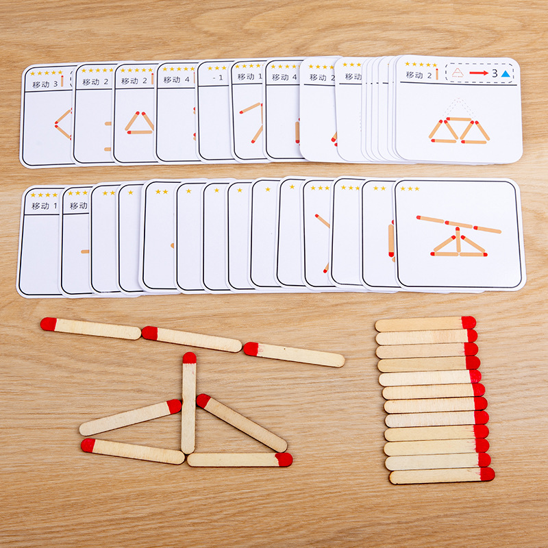 Montessori Matches Puzzles Gam - Board Game Ideas recension och pris