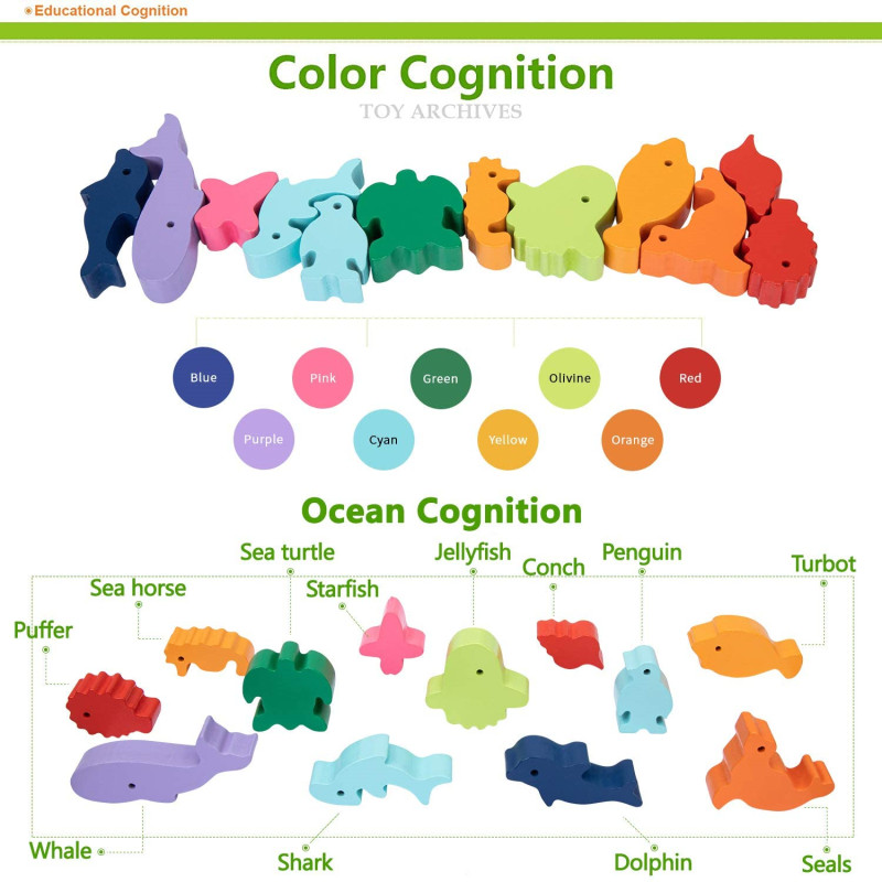 New Children Montessori Wooden - Board Game Ideas recension och pris