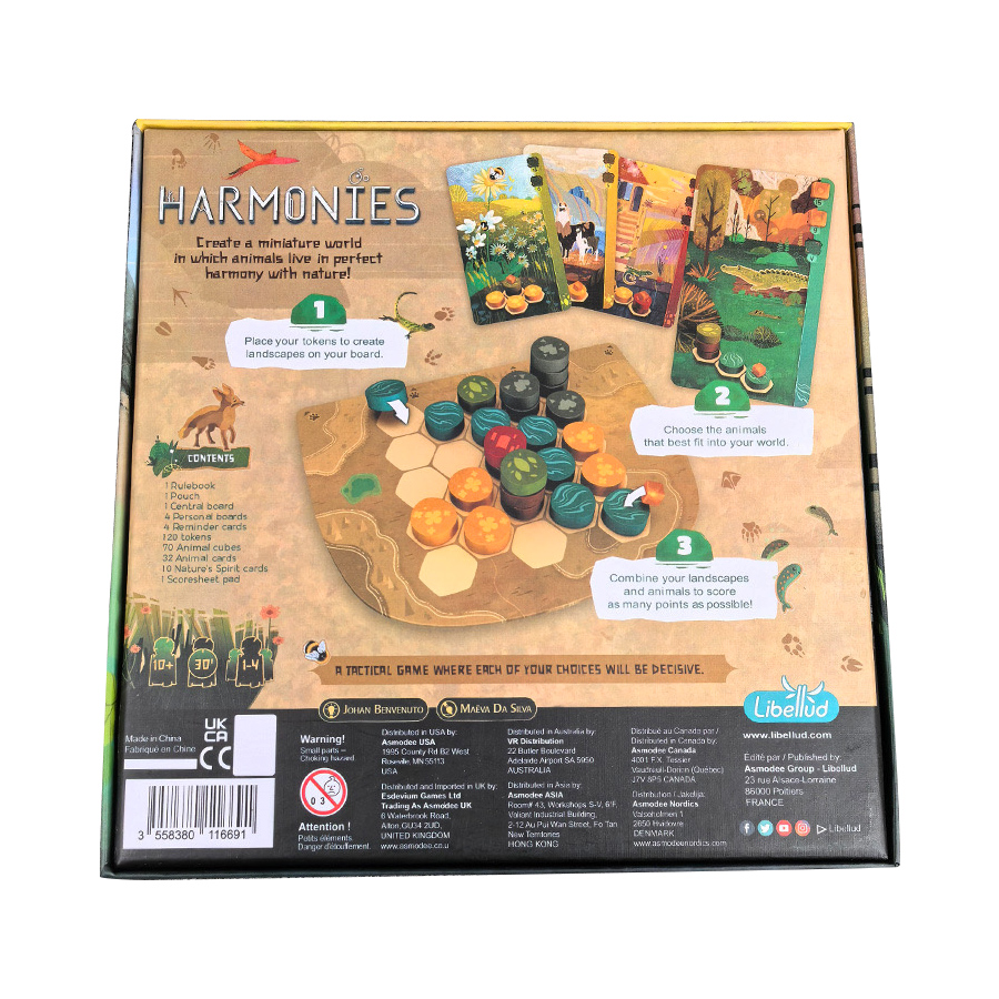 Harmonies - Board Games - Crea - Board Game Detective recension och pris