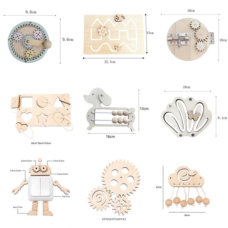 Kids Busy Board DIY Accessorie - Board Game Ideas recension och pris