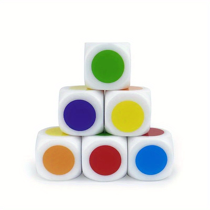 10Pcs Multicolor 6-Sided Numbe - Board Game Yahtzee recension och pris