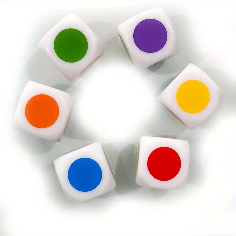 10Pcs Multicolor 6-Sided Numbe - Board Game Yahtzee recension och pris