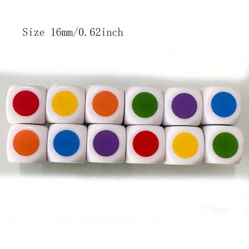 10Pcs Multicolor 6-Sided Numbe - Board Game Yahtzee recension och pris
