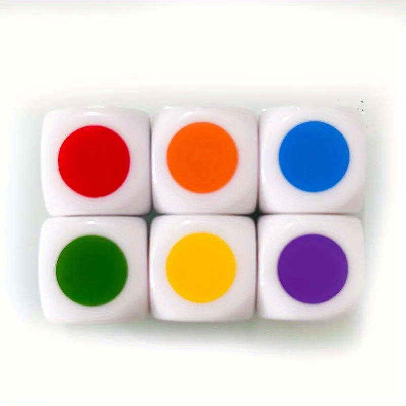 10Pcs Multicolor 6-Sided Numbe - Board Game Yahtzee recension och pris