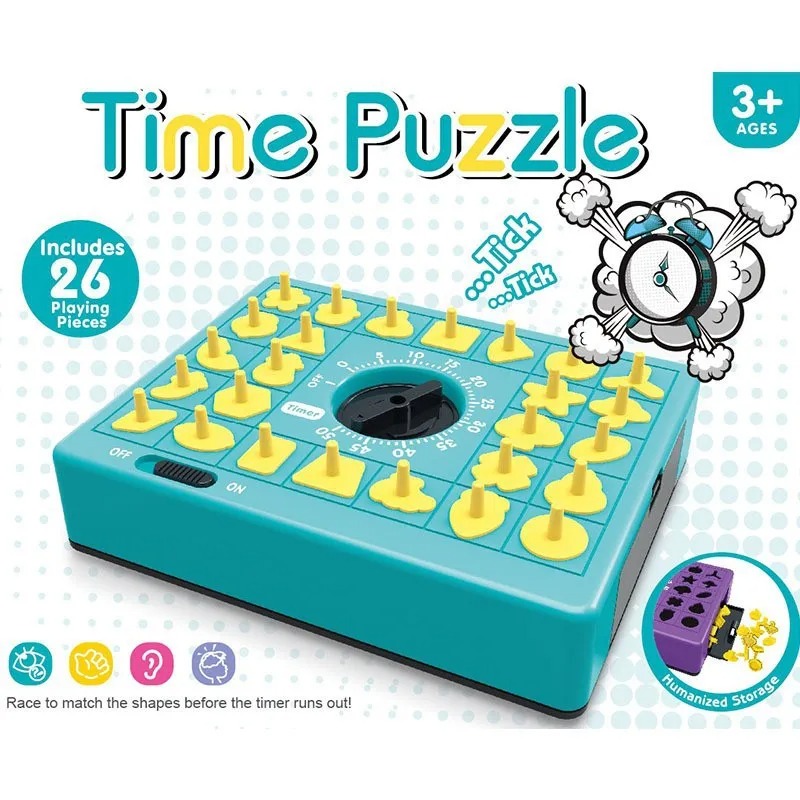 Children Time Board Puzzle Edu - Board Game Ideas recension och pris