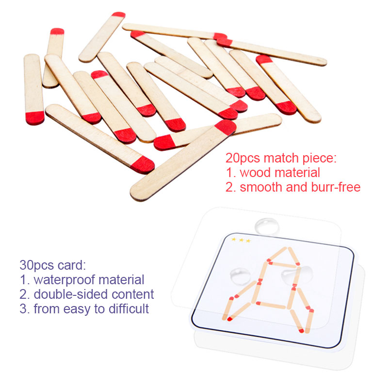 Montessori Matches Puzzles Gam - Board Game Ideas recension och pris