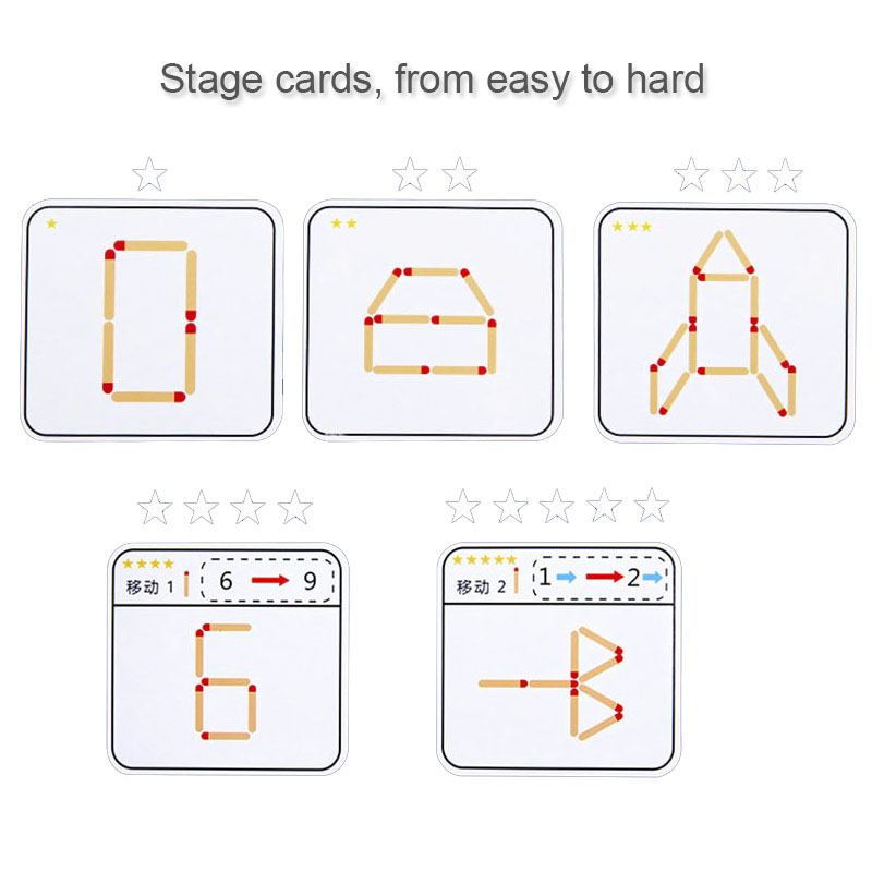 Montessori Matches Puzzles Gam - Board Game Ideas recension och pris
