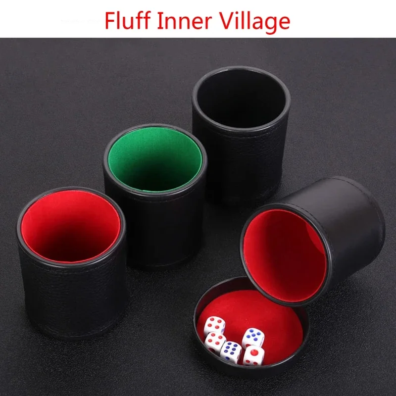 Dice Cup Set with Lid - Green/ - Board Game Yahtzee recension och pris