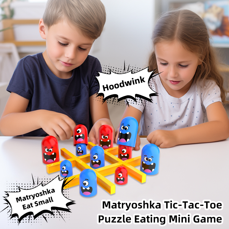 Tic-Tac-Toe Eat-and-Be-Sized S - Board Game Ideas recension och pris