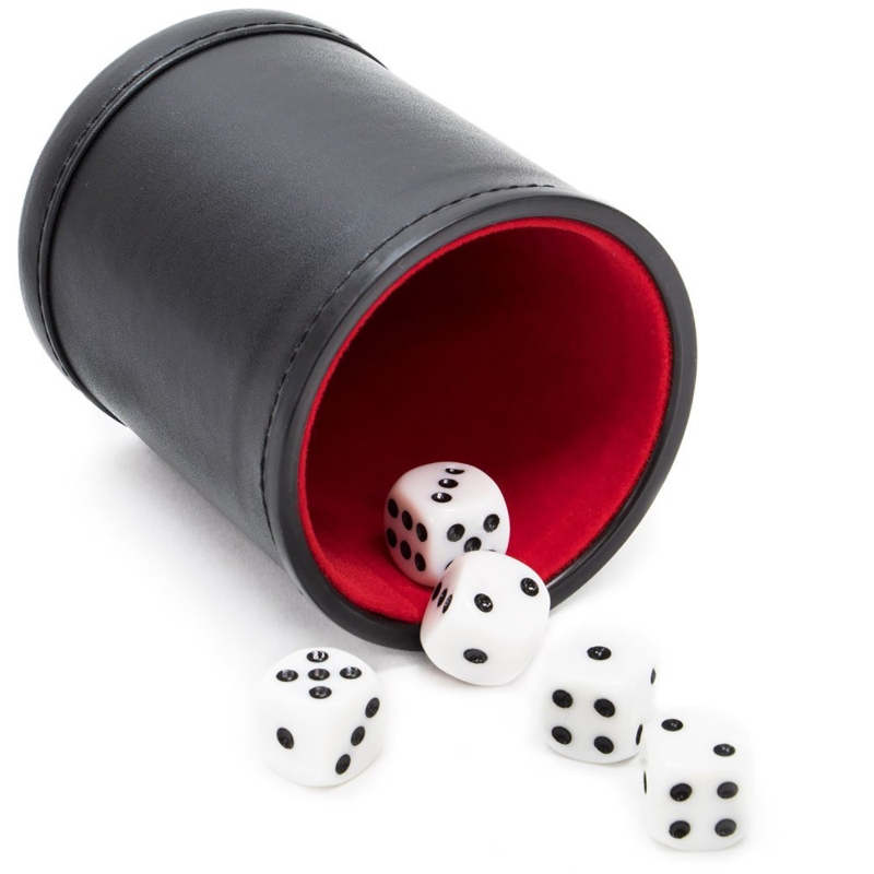 Leather Dice Cup Silent  Shaki - Board Game Yahtzee recension och pris