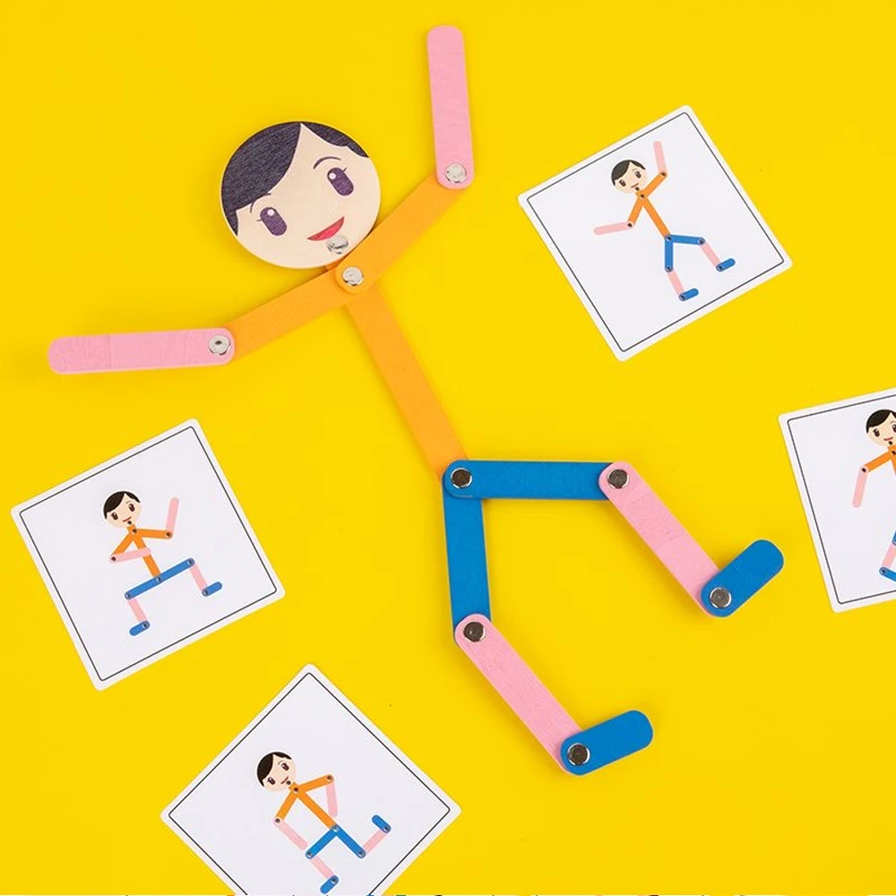 Sport Wooden Man Material DIY  - Board Game Ideas recension och pris